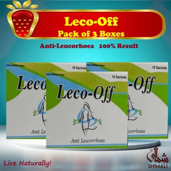 Leco-Off (Anti-Leucorrhoea - Sachets Pack Of 3 Boxes)